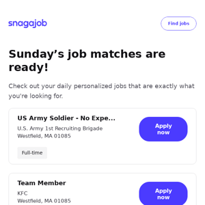 Personalized job matches for March 24, 2024