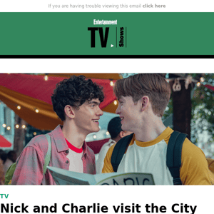 Nick and Charlie visit the City of Love in our first look at 'Heartstopper'