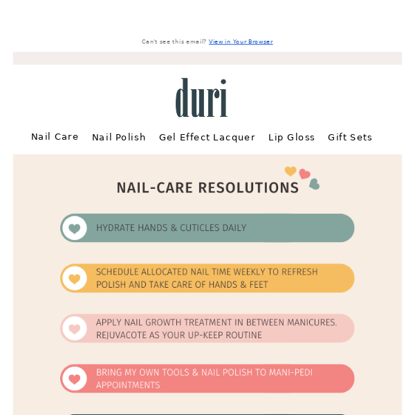 Our 2023 resolutions to prioritizing nail care ✨ 💅