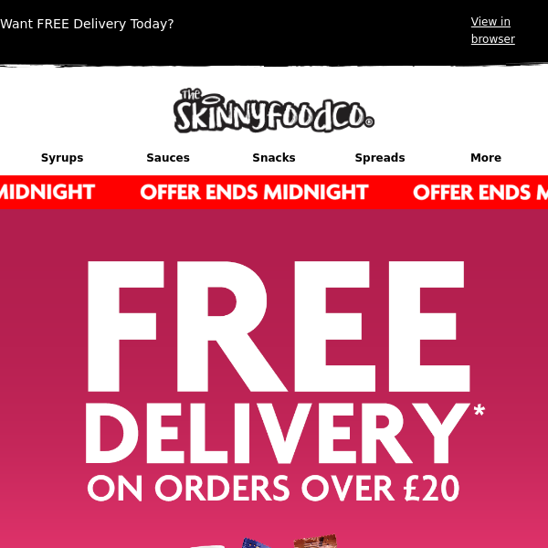 Last Chance to Claim FREE Delivery