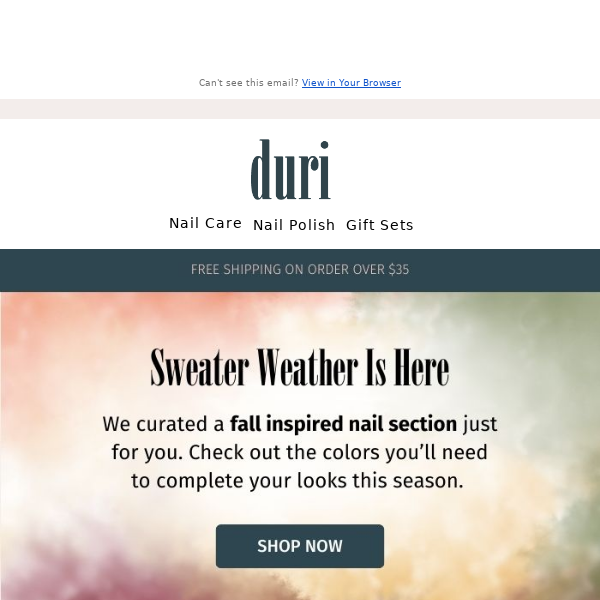 Deepen Your Look - Discover Fall Colors from Duri!