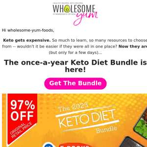 KETO bundle - 97% off (3 more days only)