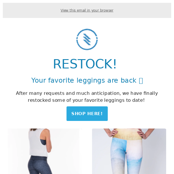 RESTOCK of your favorite leggings!