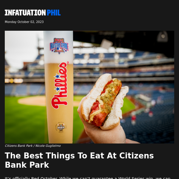 Best new foods to try at Citizens Bank Park in 2023