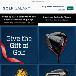 ‘Tis the season to give the gift of a better game ⛳