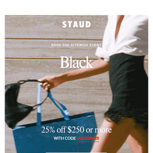 BLACK FRIDAY IS HERE | 25% OFF $250 OR MORE