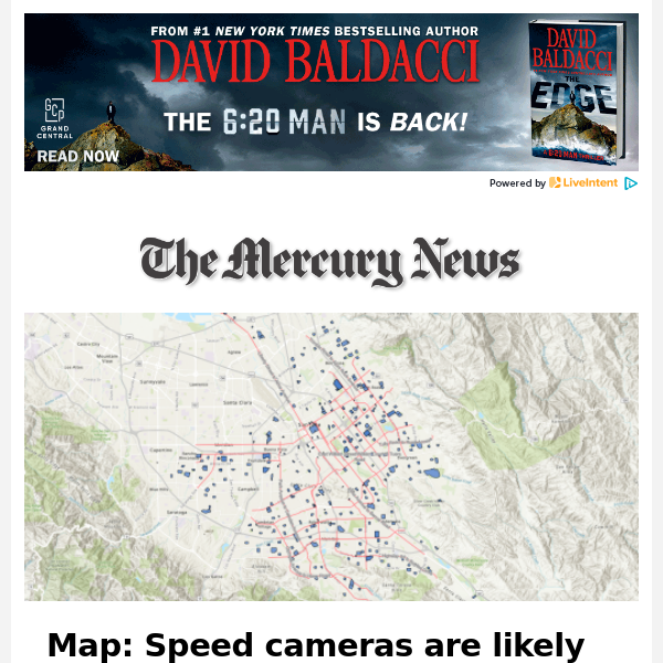 News Alert: Map: Speed cameras are likely to be placed on these San Jose streets