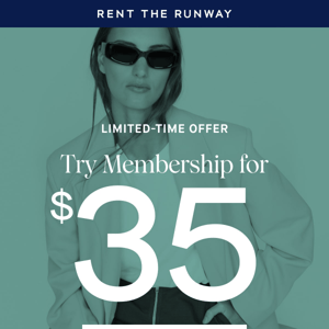 We *never* do this: $35 memberships