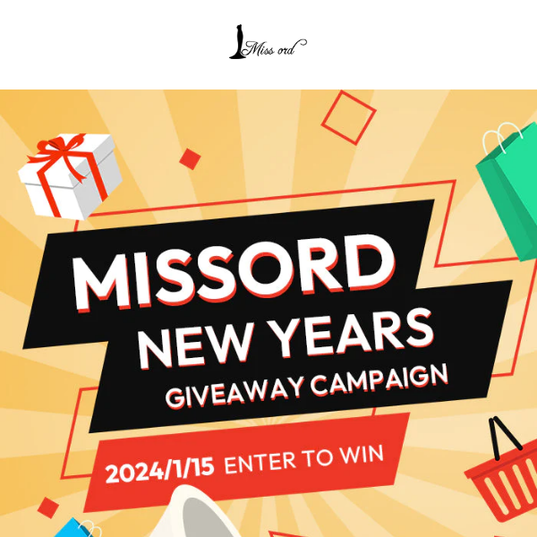 Exclusive Invitation: MISSORD New Year Giveaway Extravaganza! 🌟🎁