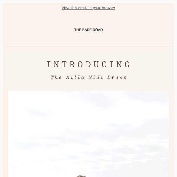Introducing the Milla Midi Dress 💭