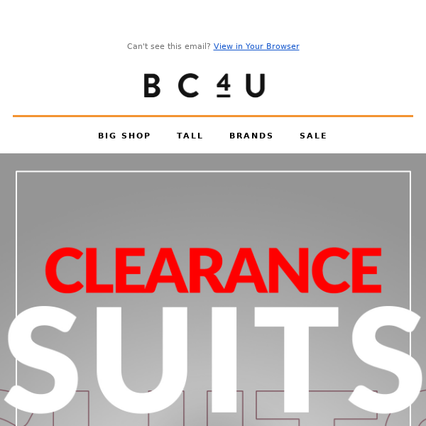 🚨CLEARANCE🚨 Tall Men's Suits