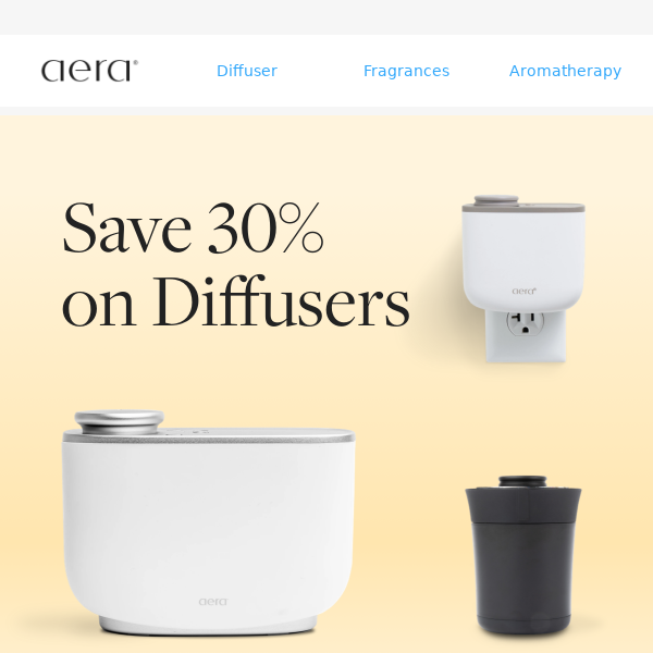 Last Chance! Save 30% On Diffusers