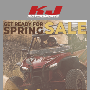 Get $100 off ATV/UTV Wheel & Tire Kits during our Spring Sale!