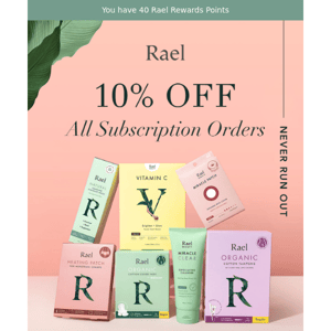Subscribe Today To Get 10% Off Our Best Sellers 💸