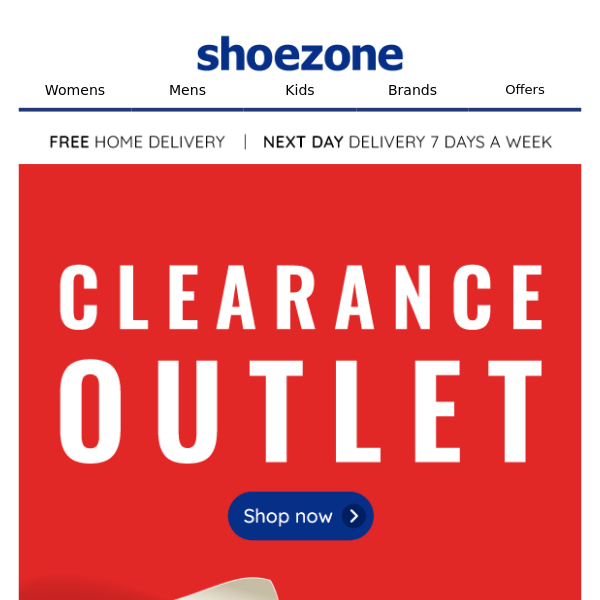 Clearance bargains in your size inside… 