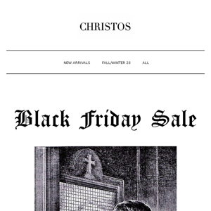 Black Friday Sale - FINAL HOURS