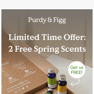 Try our Spring Scents for Free!
