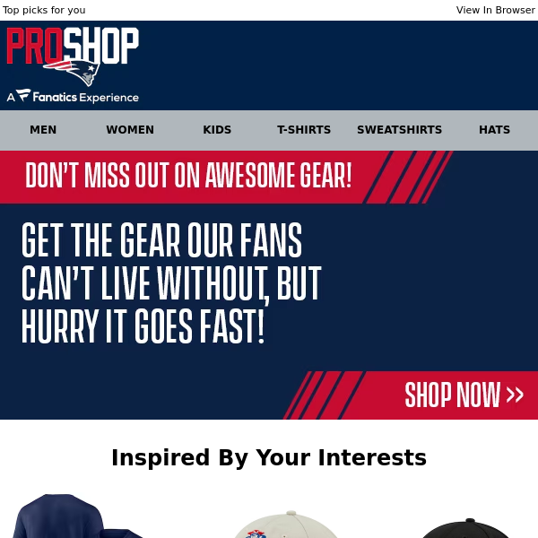 The Patriots Gear You Love