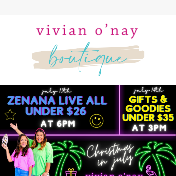 👚🛍️ ZENANA live sale all under $26 TONIGHT!