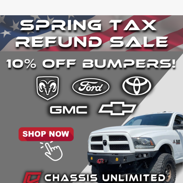 Spring Tax Refund Sale is now LIVE!