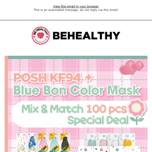 Bask in the Colors of POSH masks!