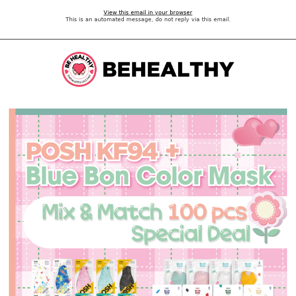 Bask in the Colors of POSH masks!