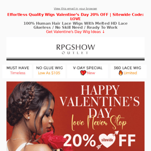 V-Day Special 20% OFF💖 Get Dating Wig Ideas & Tips