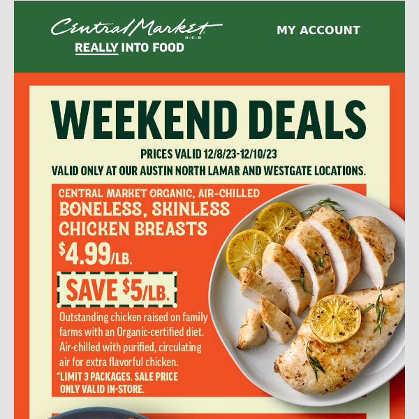 🚨 3 Days Only! Big Savings On Verlasso Salmon, Organic Chicken Breasts, and More!