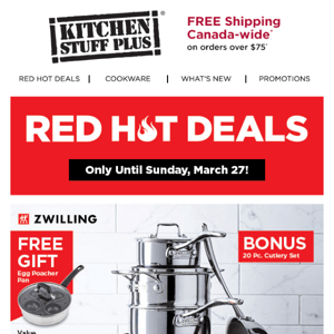 🔥 Your Red Hot Deals Are Here! 🔥