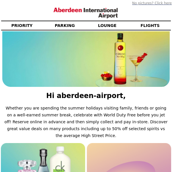 Reserve & Collect with World Duty Free Aberdeen Airport 🛍️