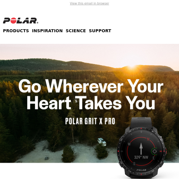 Go Wherever Your Heart Takes You | Polar Grit X Pro