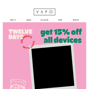 Get 15% off all devices! 24 hours only!