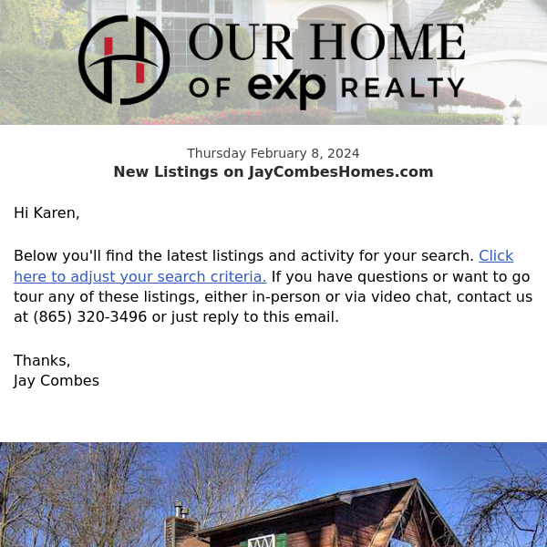 New Property Listings on JayCombesHomes.com