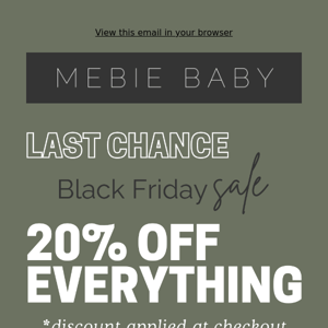 Hurry, final chance to shop the sale. 🖤