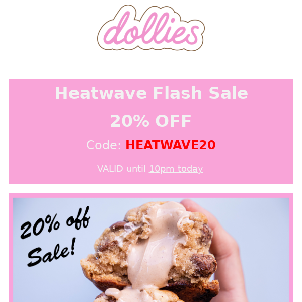 Hot in here - 20% off, ends today 🔥