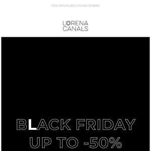 Last hours to enjoy our Black Friday!