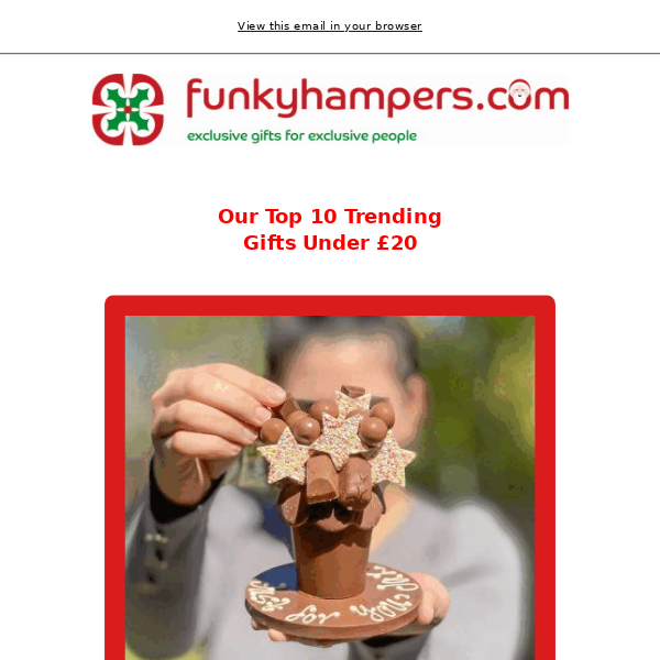 🎅 Trending Christmas Gifts Under £20 by FunkyHampers