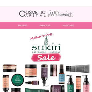 Hi there, Sukin Skincare is $5.95 today!
