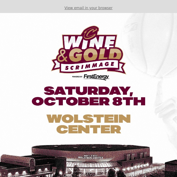 Cavaliers Announce Information for Annual 'Wine and Gold Scrimmage' October  5th
