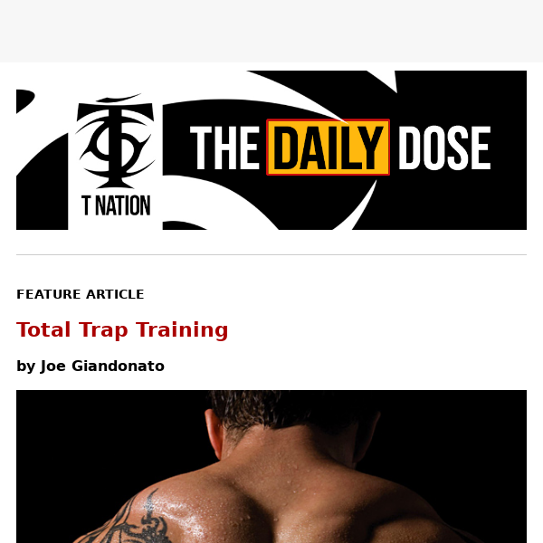 💪 The Daily Dose - Total Trap Training