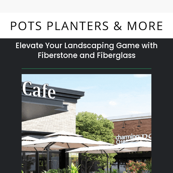 What Sets Fiberstone and Fiberglass Apart in the World of Planters?