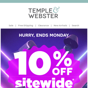 This sitewide SALE is taking off 🚀