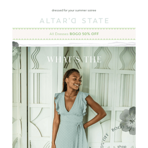 BOGO 50% Dresses & Jumpsuits