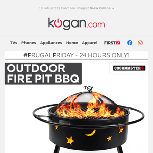 #FF: Outdoor Fire Pit BBQ $59.99 (Rising to $149.99 Tomorrow!)