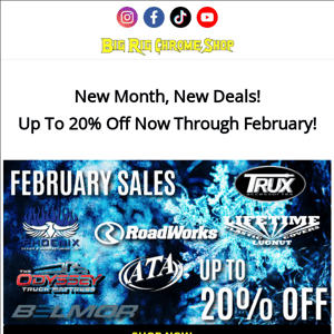 Fall In Love With Our February Sales!