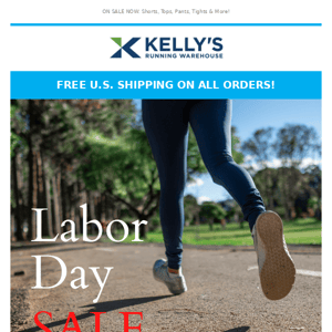 Up to 50% off - Labor Day Sale on Running Shoes!