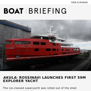 Rossinavi launches first explorer yacht Akula