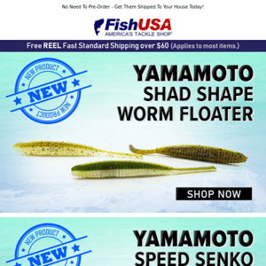 NEW Yamamoto Baits Are Available NOW!