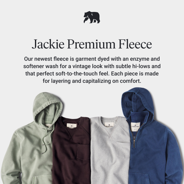 Say Hello to Jackie Premium Fleece