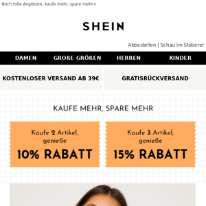 Etwas neues von SHEIN Marken wird hinzugefügt!